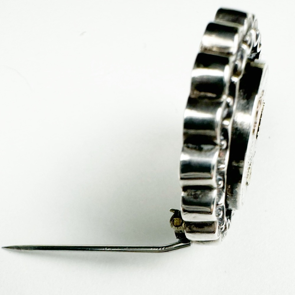 Silver Victorian Sweetheart Brooch - Picture 14 of 16